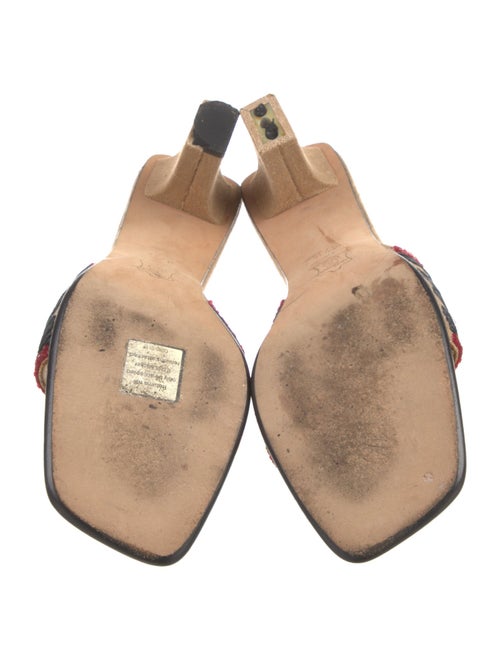 Fendi Canvas Printed Slides