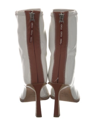Fendi Patent Leather Sock Boots