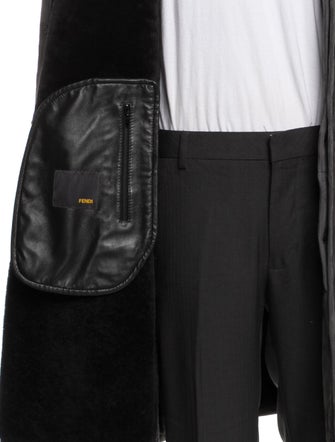 Fendi Lamb Leather Coat