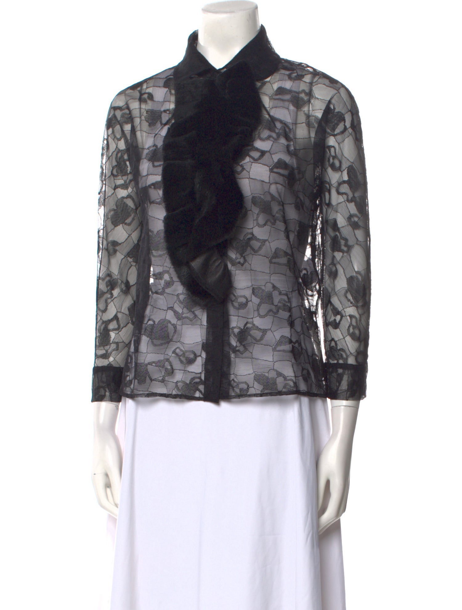 Fendi Vintage 2001 Button-Up Top w/ Tags