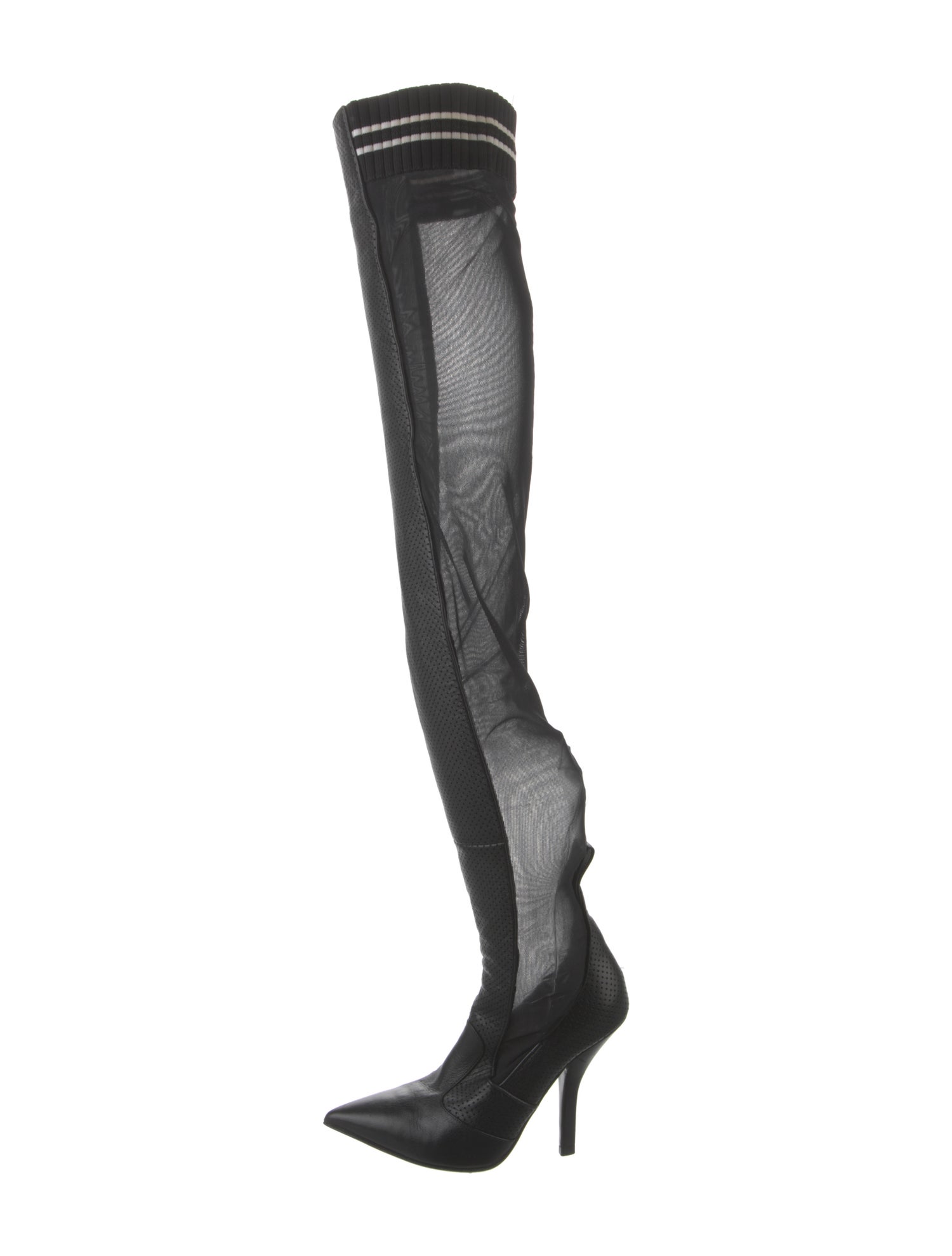 Fendi Leather Sock Boots