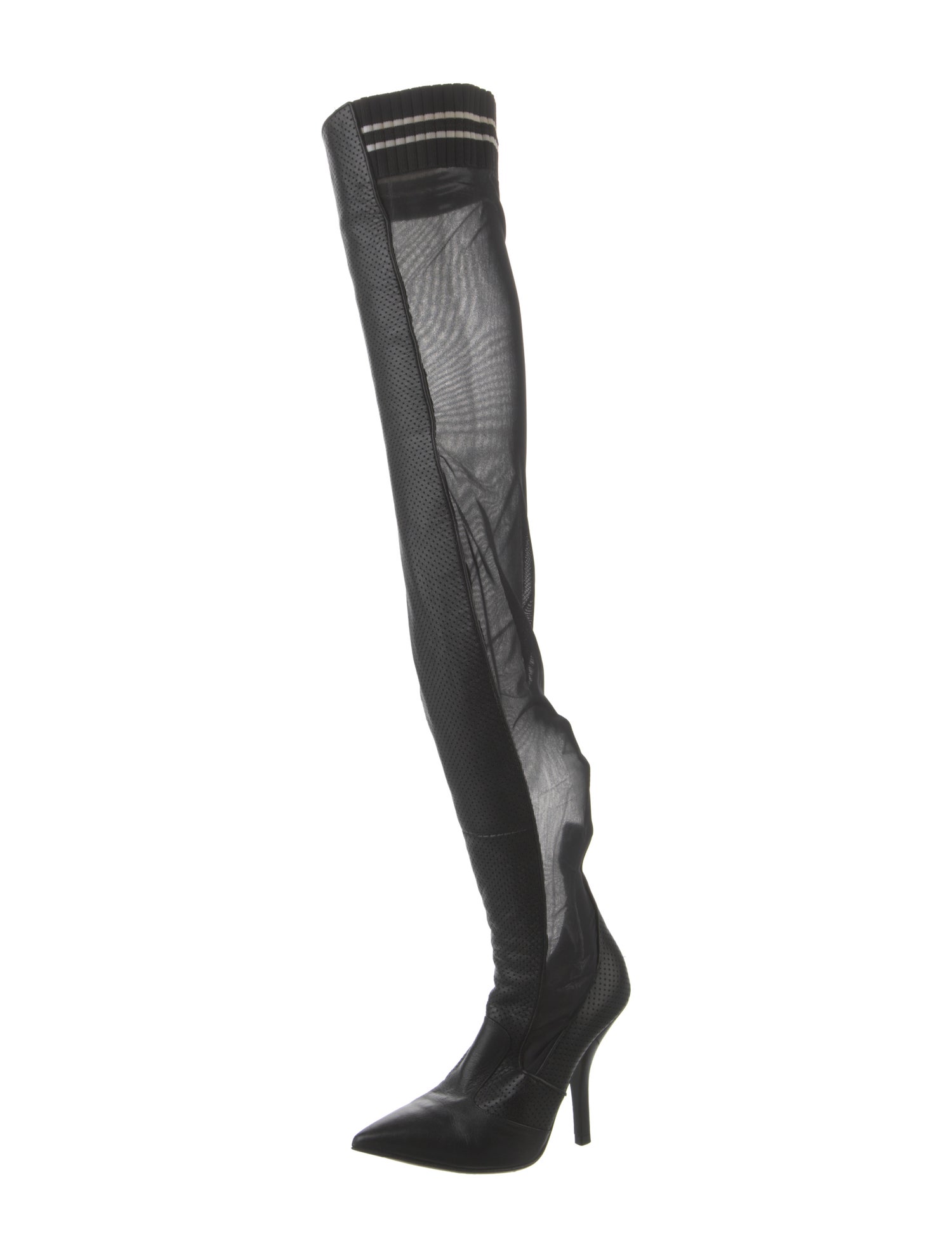 Fendi Leather Sock Boots