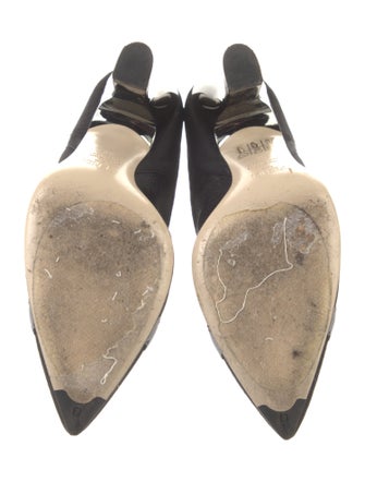 Fendi Mesh Grosgrain Trim Chelsea Boots