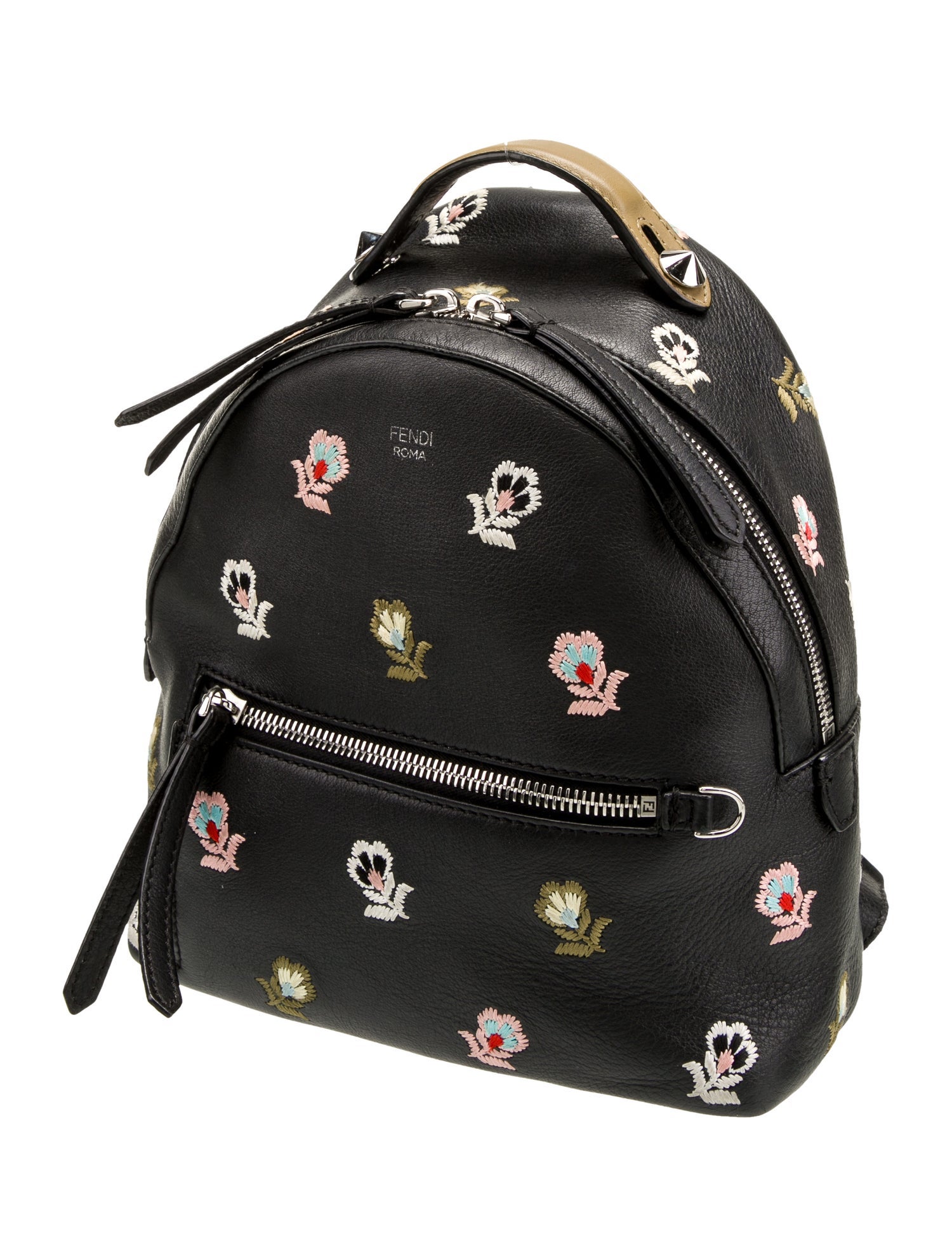 Fendi Leather Zaino Mini