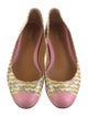 Fendi Patent Leather Printed Flats