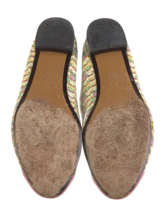 Fendi Patent Leather Printed Flats
