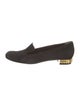 Fendi Suede Studded Accents Loafers
