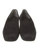 Fendi Suede Studded Accents Loafers