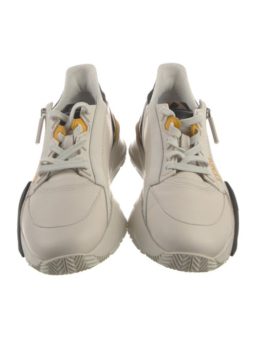Fendi Zucca FF Logo Leather Sneakers