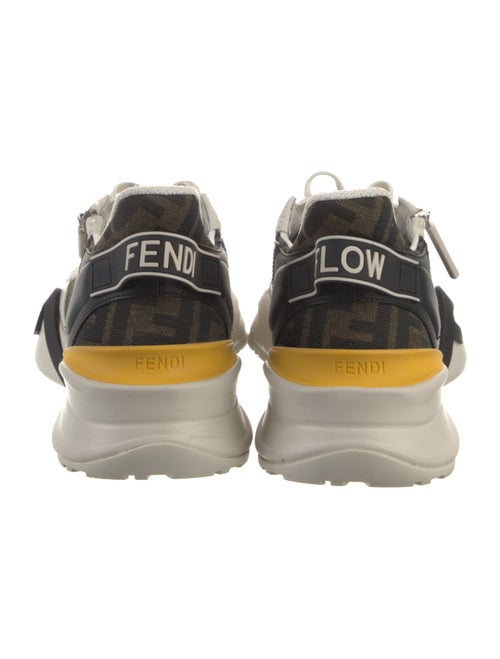 Fendi Zucca FF Logo Leather Sneakers