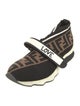 Fendi Zucca FF Logo Animal Print Sock Sneakers