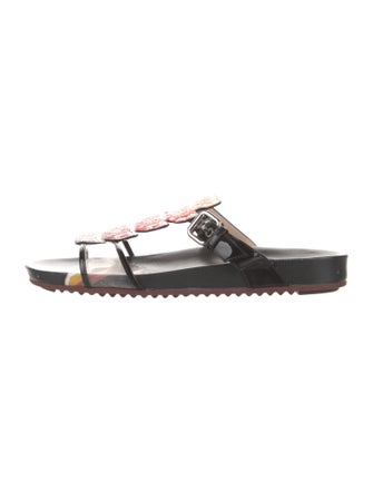Fendi Patent Leather Slides