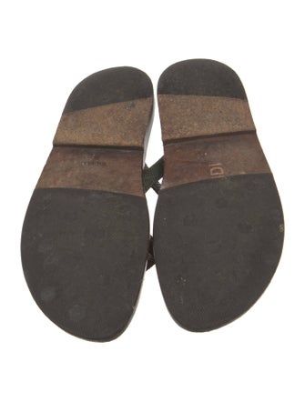 Fendi Leather Slides