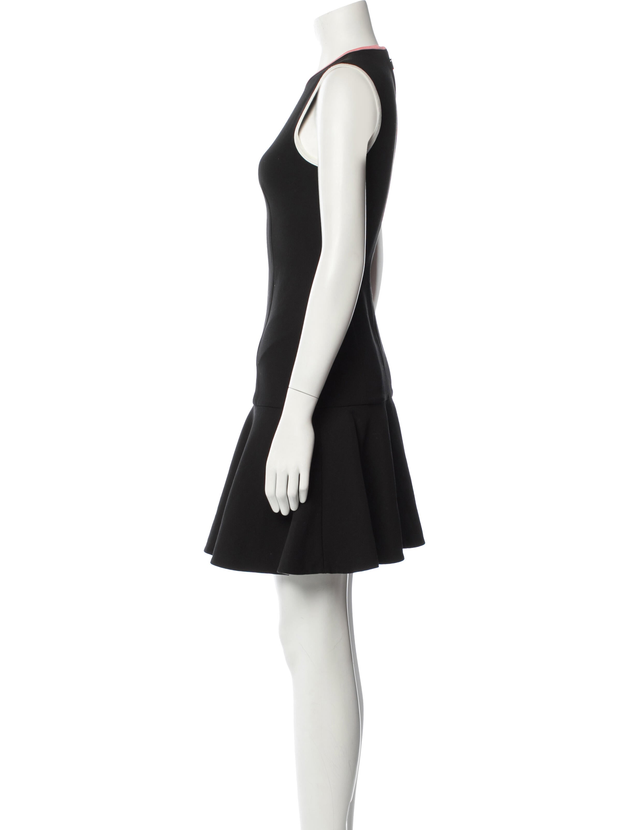 Fendi Crew Neck Mini Dress