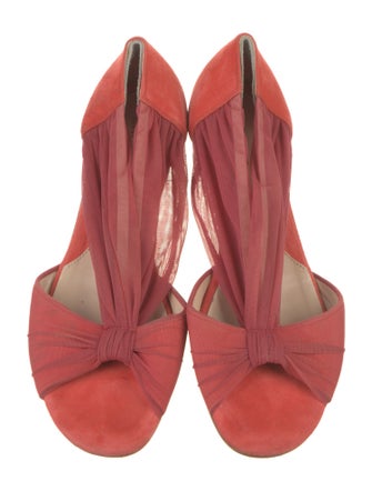 Fendi Suede Ballet Flats