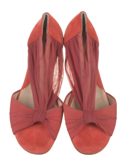 Fendi Suede Ballet Flats