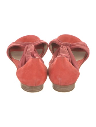 Fendi Suede Ballet Flats