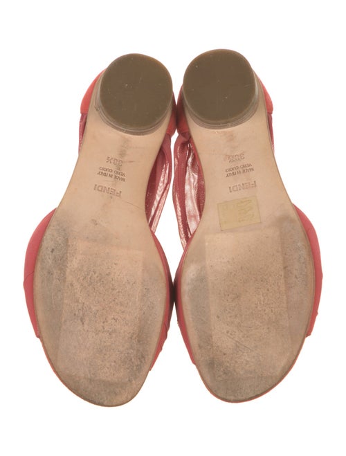 Fendi Suede Ballet Flats