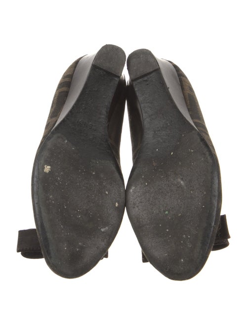 Fendi Canvas Printed Pumps