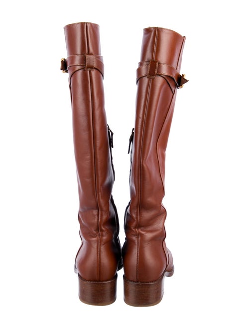 Fendi Leather Riding Boots