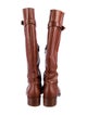 Fendi Leather Riding Boots