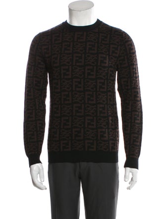 Fendi Virgin Wool Printed Pullover