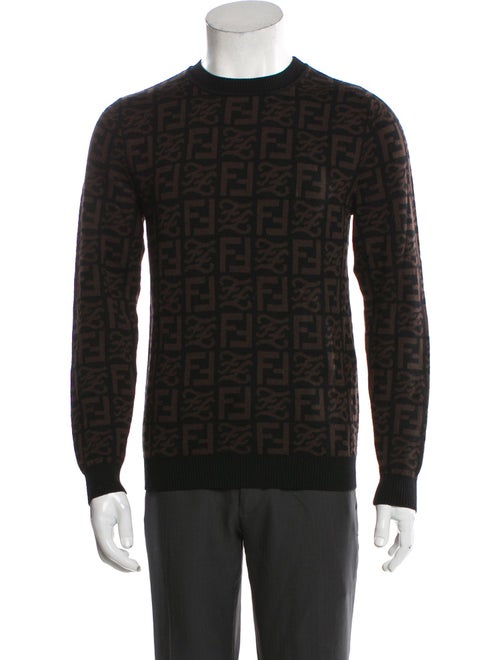 Fendi Virgin Wool Printed Pullover