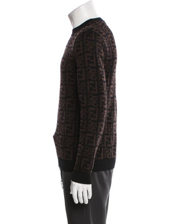 Fendi Virgin Wool Printed Pullover