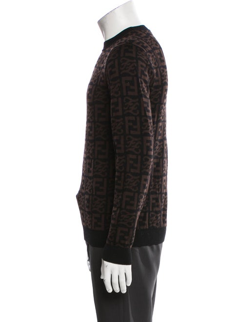 Fendi Virgin Wool Printed Pullover
