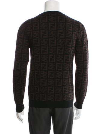 Fendi Virgin Wool Printed Pullover