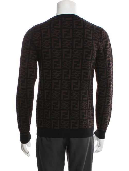 Fendi Virgin Wool Printed Pullover