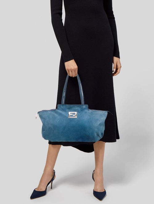 Fendi Suede Shoulder Bag