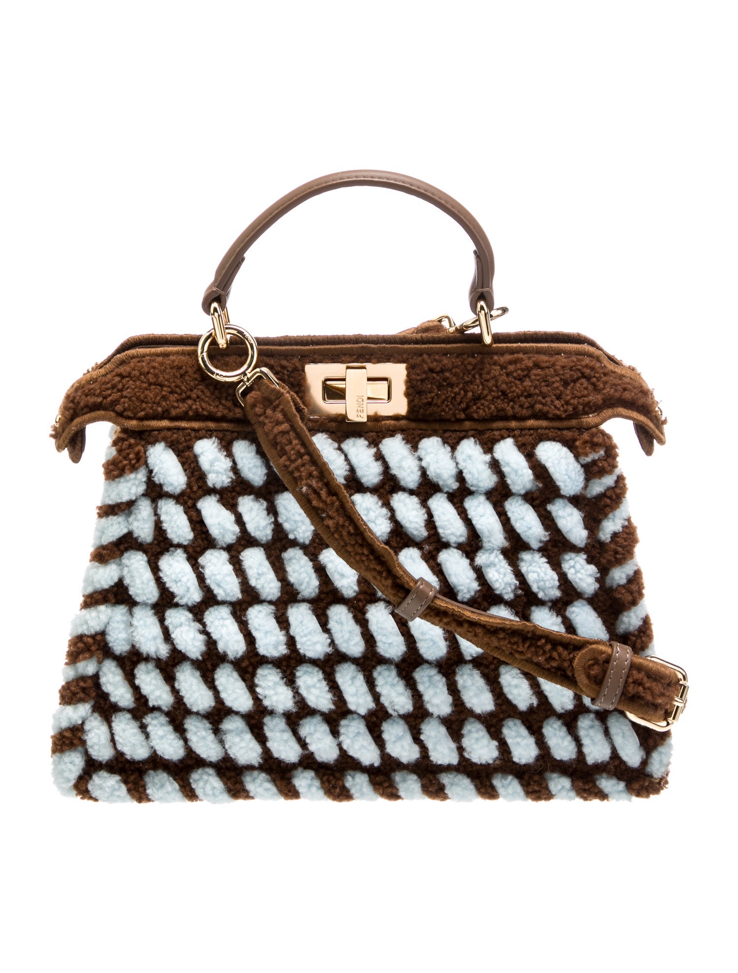 Fendi Shearling Peekaboo Small 2023