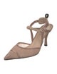 Fendi Mesh Mesh Accents Slingback Pumps