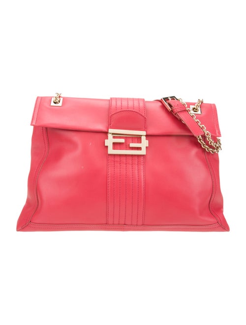 Fendi Leather Maxi Baguette Maxi