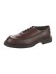 Fendi Leather Whipstitch Trim Oxfords