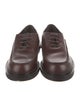 Fendi Leather Whipstitch Trim Oxfords