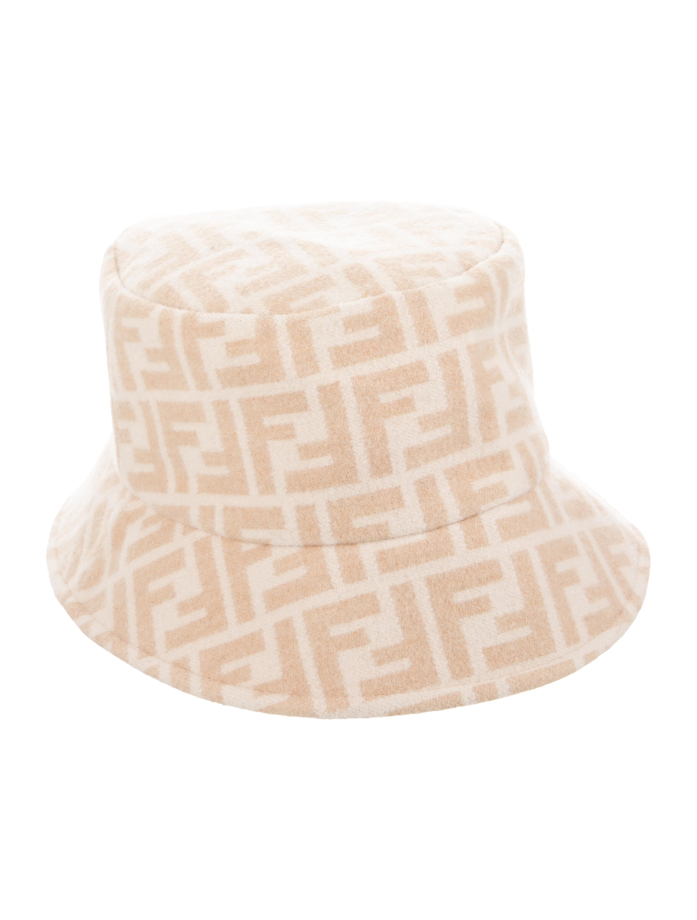 Fendi Wool Zucca FF Bucket Hat