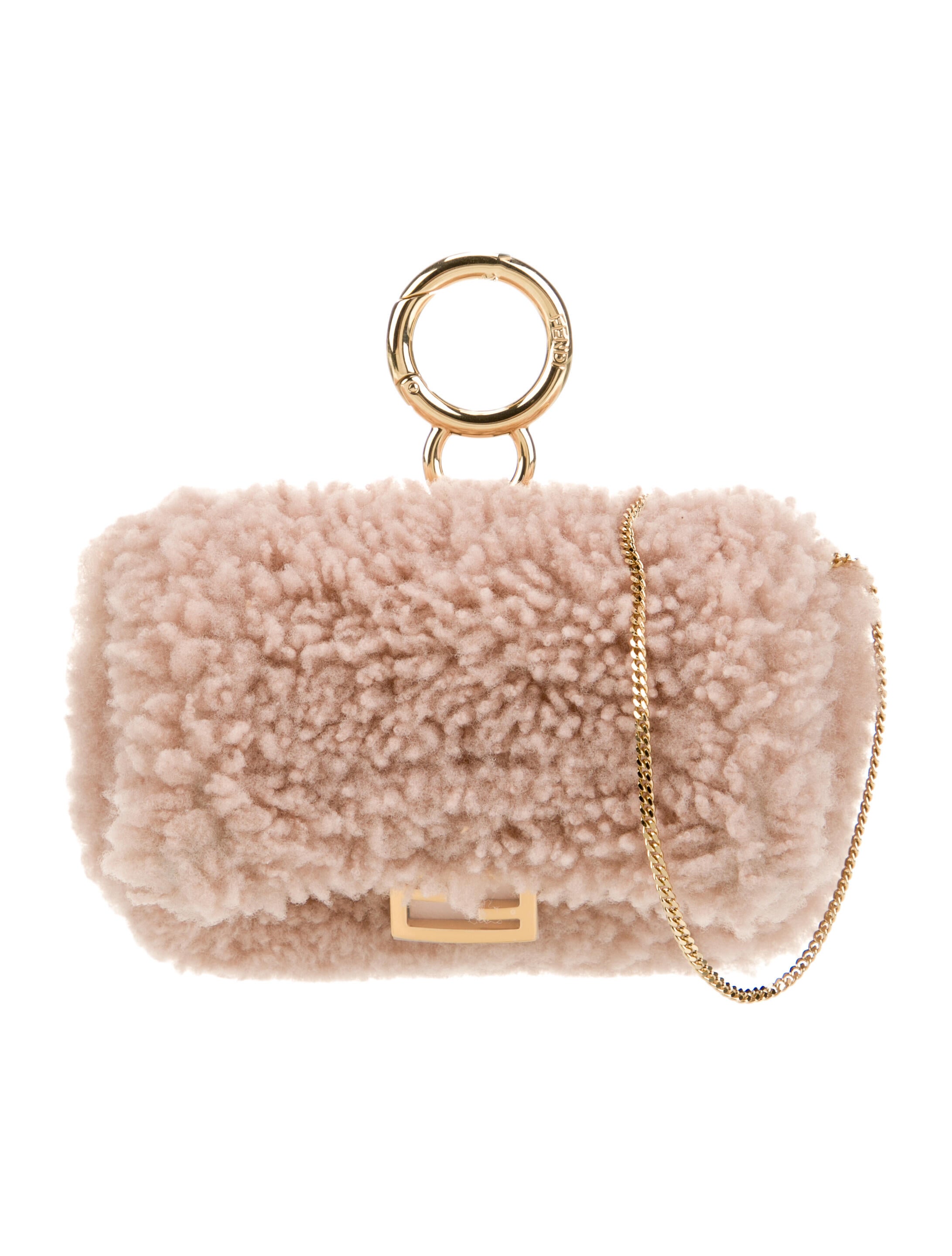 Fendi Shearling Minaudière