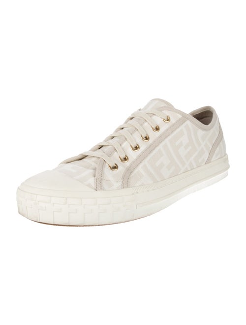 Fendi Zucca FF Logo Canvas Sneakers