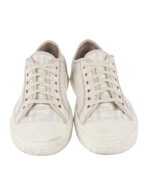Fendi Zucca FF Logo Canvas Sneakers
