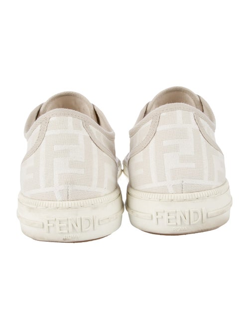 Fendi Zucca FF Logo Canvas Sneakers