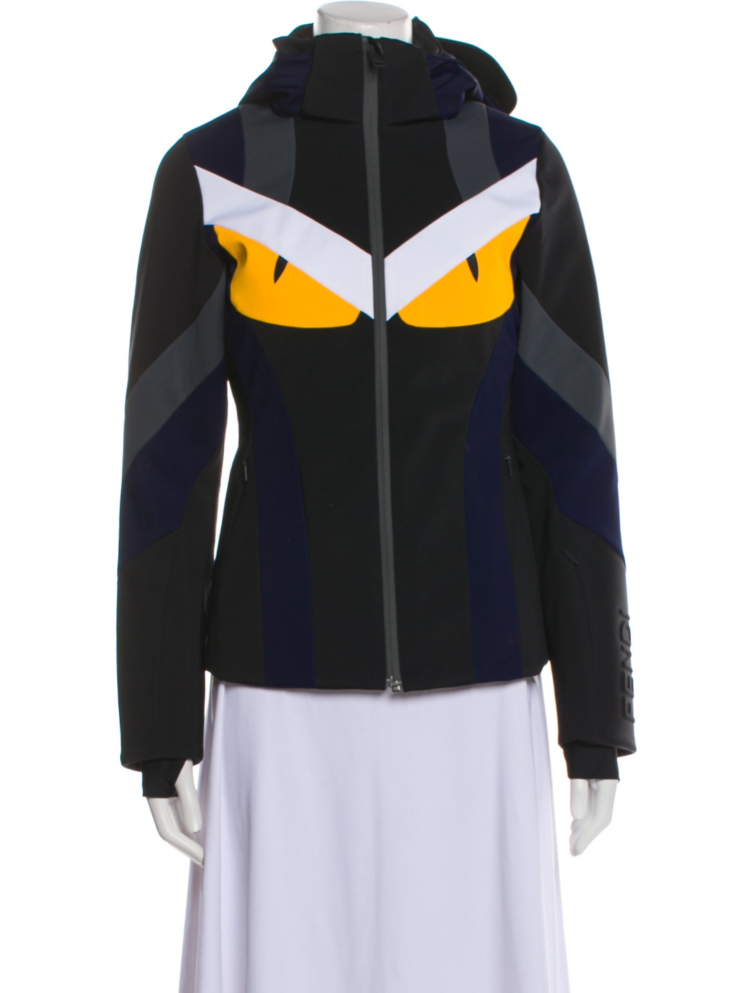 Fendi Colorblock Pattern Jacket
