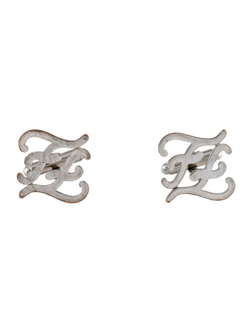 Fendi Karligraphy Cufflinks