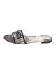 Fendi Canvas Printed Slides