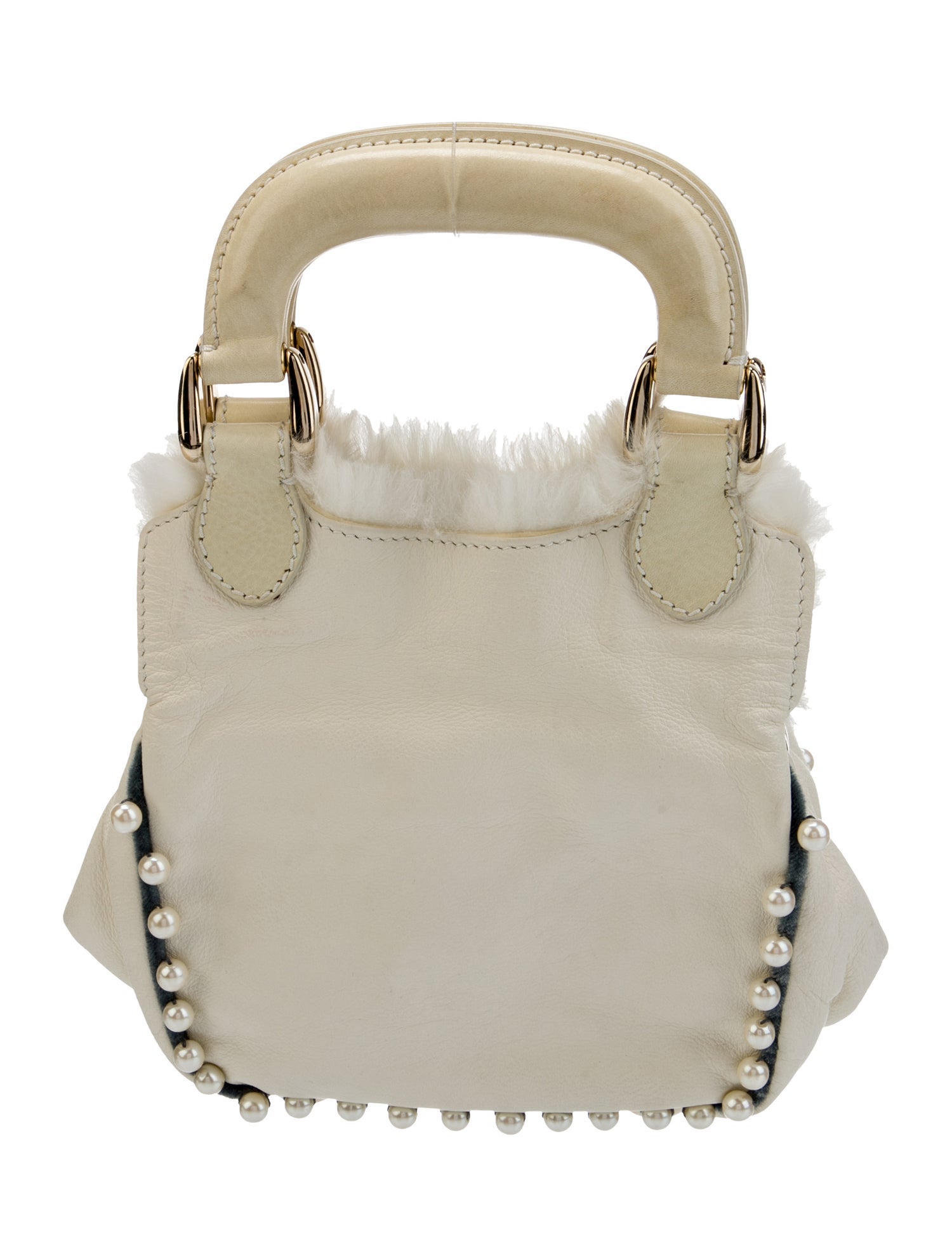 Fendi Leather Top Handle Bag Vintage