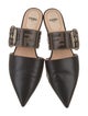 Fendi Zucca FF Logo Leather Mules