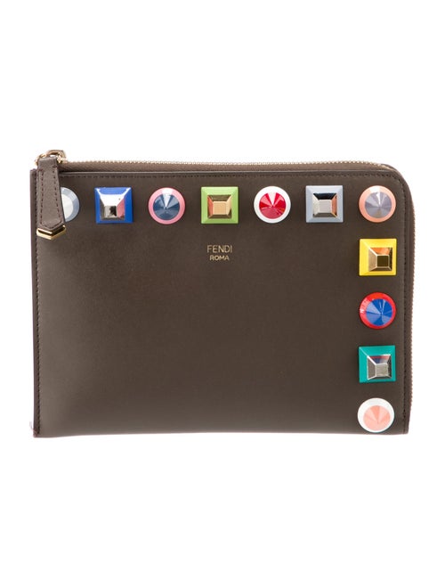 Fendi Leather Clutch Small