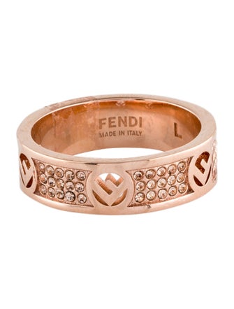 Fendi Crystal F Is Fendi Band Ring