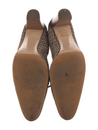 Fendi Canvas Printed Pumps